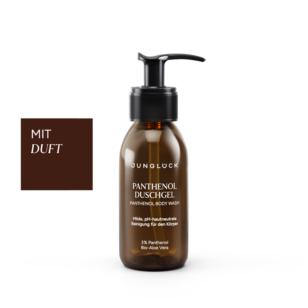 Panthenol Duschgel mit Bergamotte & Orangenblte Duft | JUNGLCK -  Authentische Kosmetik