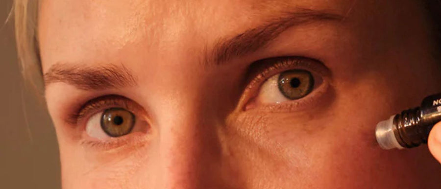 Vrouw met focus op de ogen