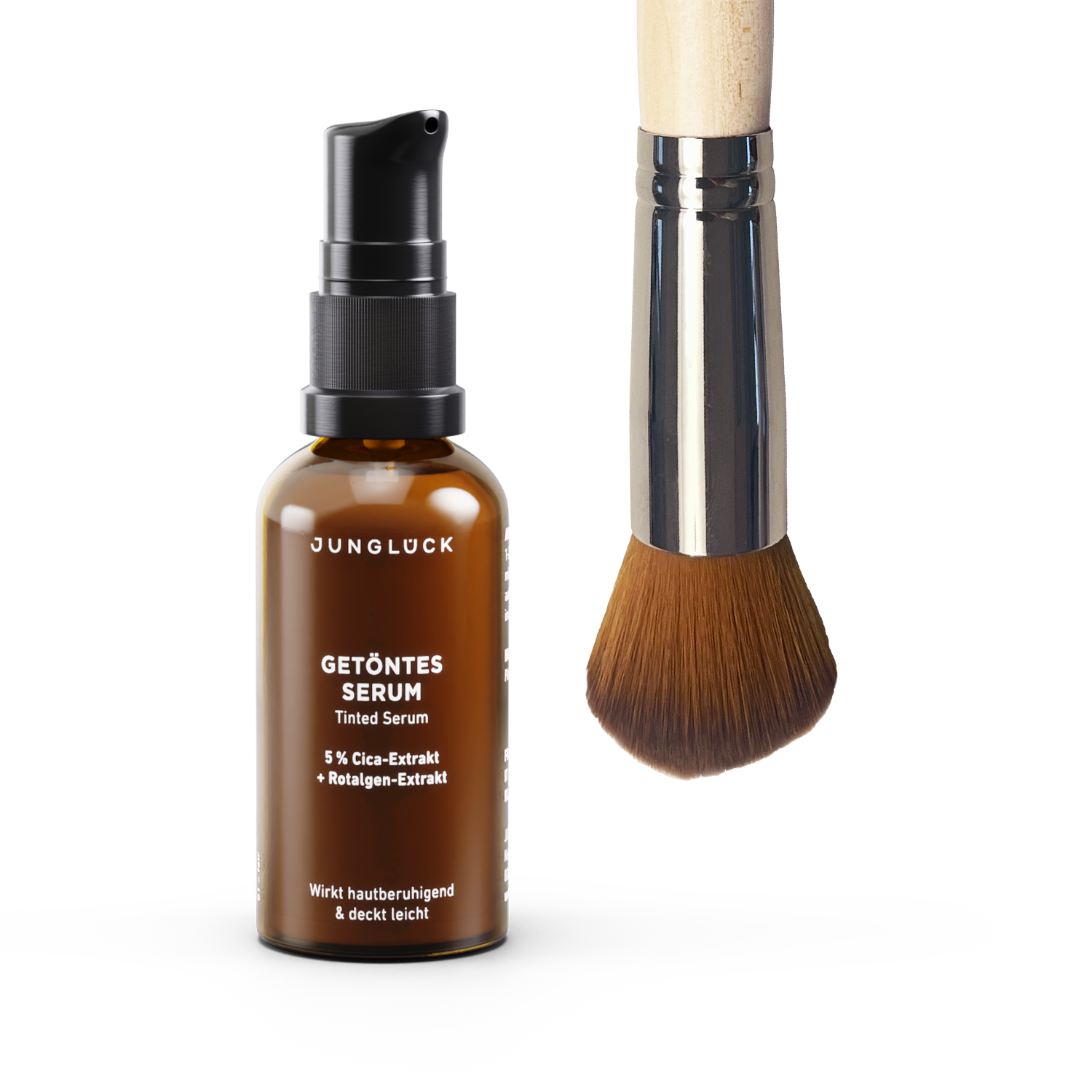 Tinted serum + brush combination set JUNGLÜCK