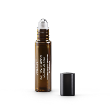Junglück Hyaluron Augengel in Braunglas Roll-On ohne Deckel