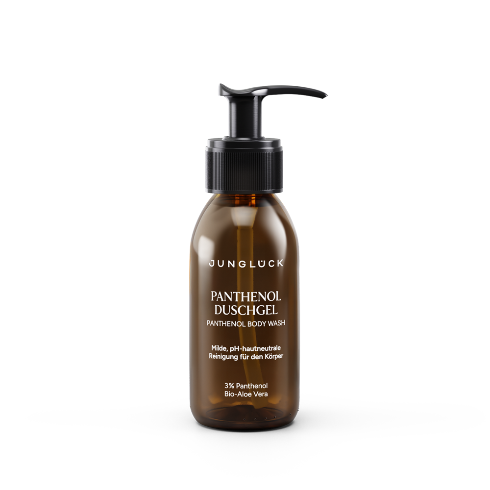 Panthenol Duschgel mit Duft Körperpflege JUNGLÜCK 50 ml