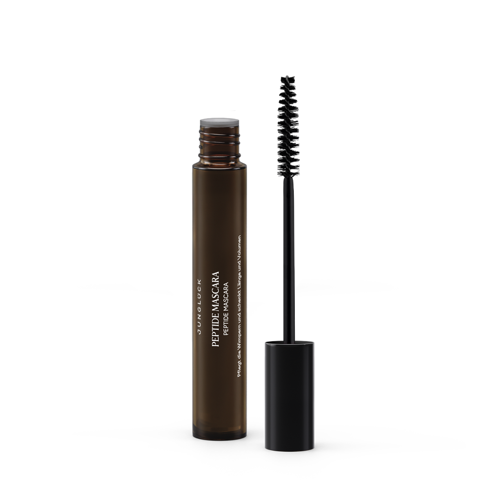 Junglück Peptide Mascara schwarz Freisteller ohne Deckel
