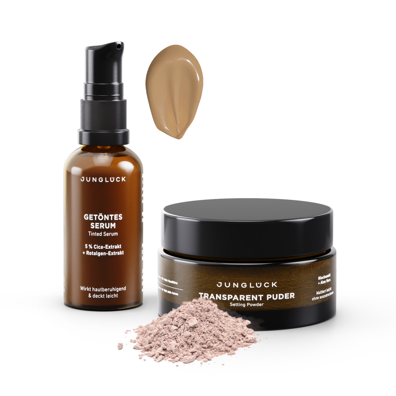 Perfect Finish Combo Set / Tinted care JUNGLÜCK 02 – light + Rosé