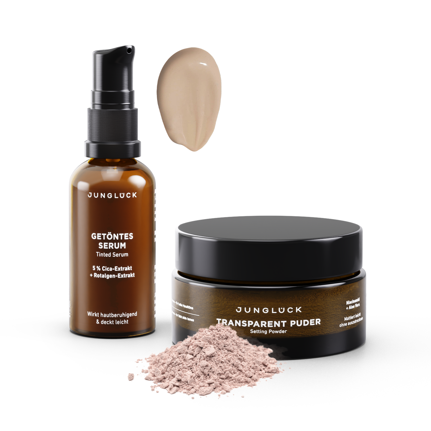 Perfect Finish Combo Set / Tinted care JUNGLÜCK 01 – fair + rosé