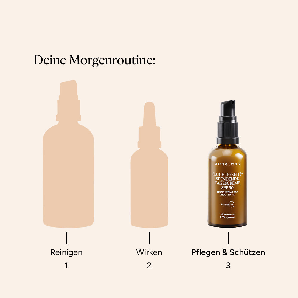 Feuchtigkeitsspendende Tagescreme SPF 50