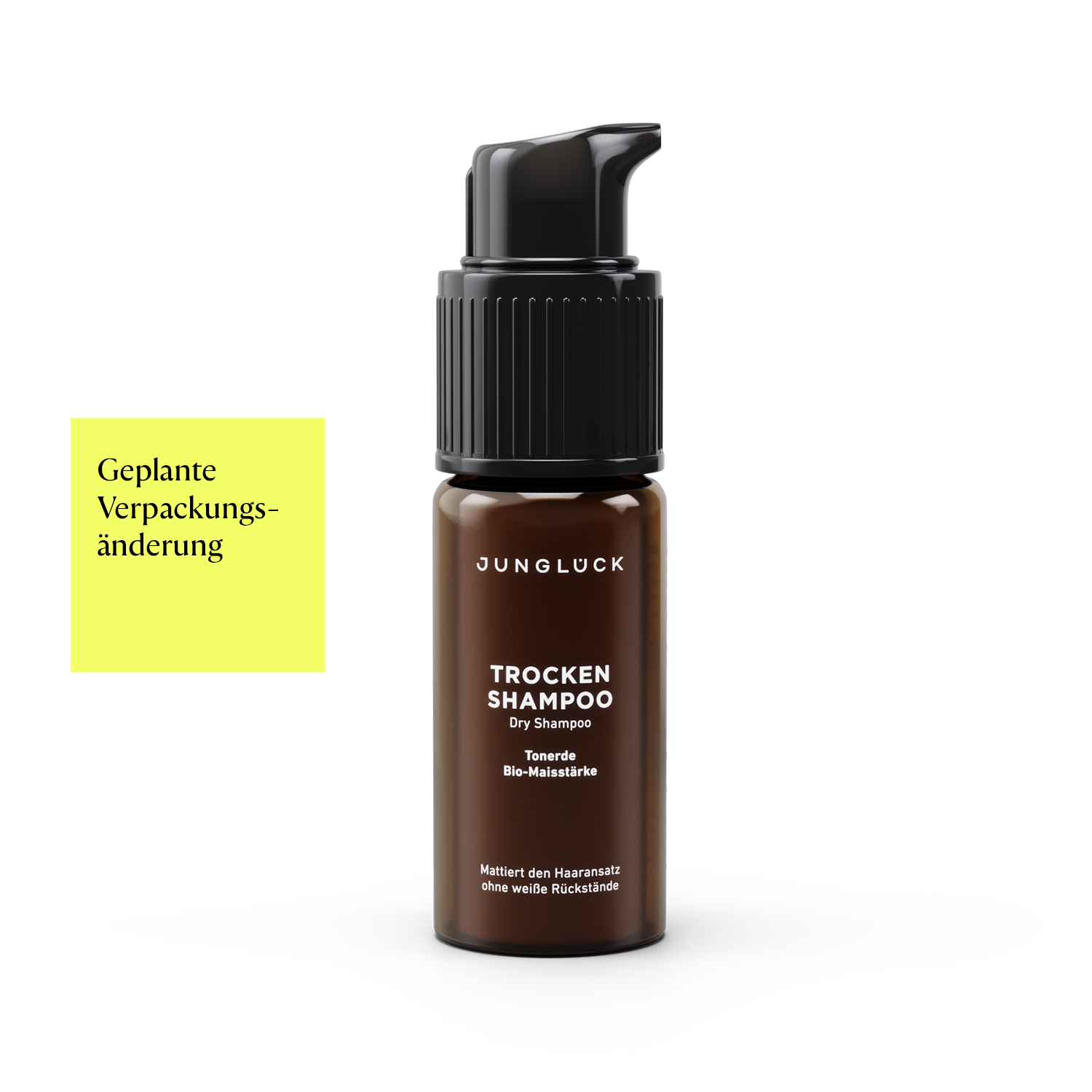 Shampoo secco per capelli scuri